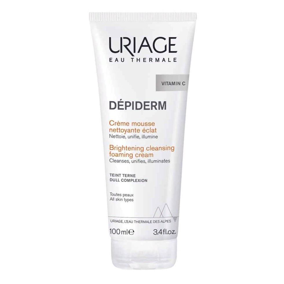 Uriage Depiderm Depiderm Brightening Cleansing Foam Очищающий крем-мусс, придающий сияние коже