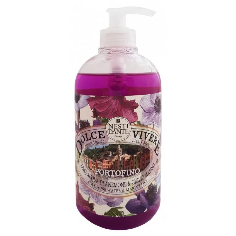 Nesti Dante Liquid Soap Dolce Vivere Portofino Натуральное мыло-гель для рук  "Сладкая Жизнь в Портофино"