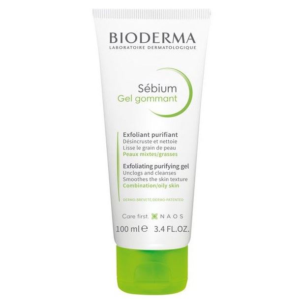 Bioderma Sebium Гуммирующий гель Себиум Очищающий и эксфолиирующий гель