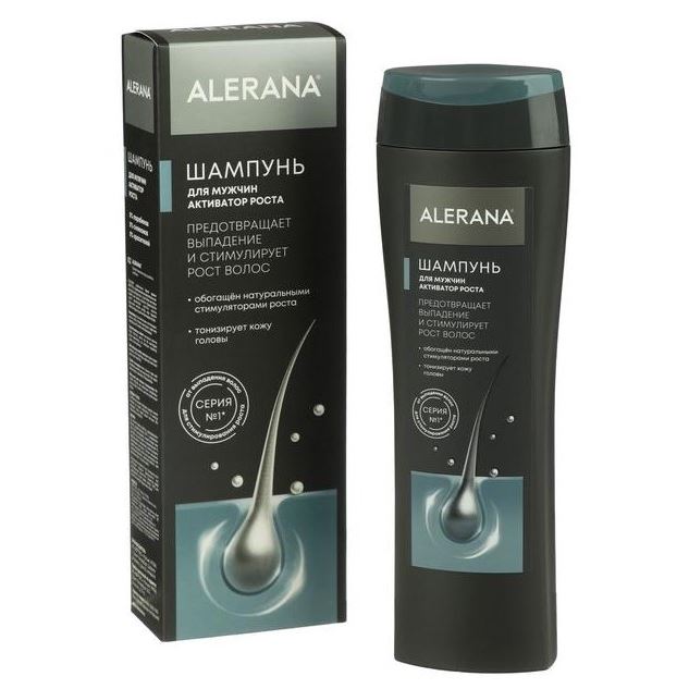 Alerana Профилактика выпадения волос Шампунь для мужчин Активатор Роста Алерана Шампунь для мужчин Активатор Роста