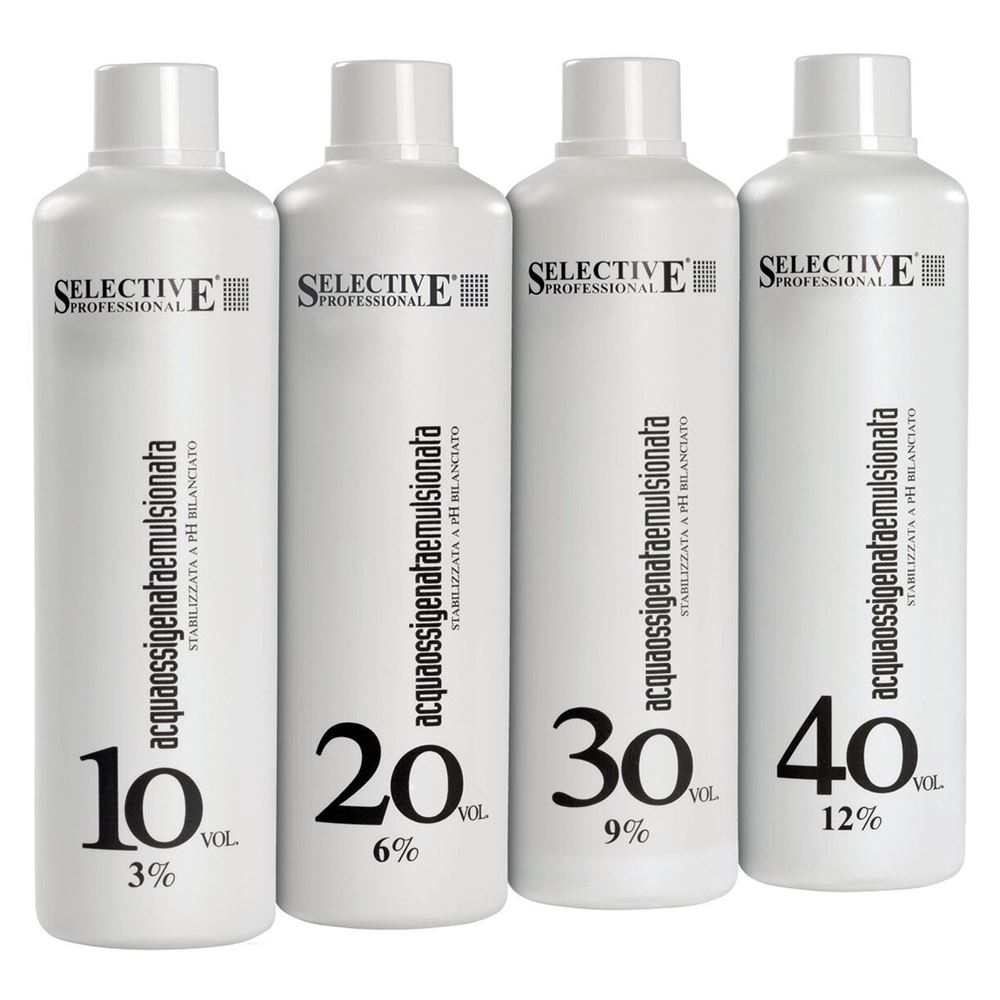 Selective Professional Coloring Hair Acqua Ossigenata Emulsionata Универсальный кремообразный оксигент (окислительная эмульсия)