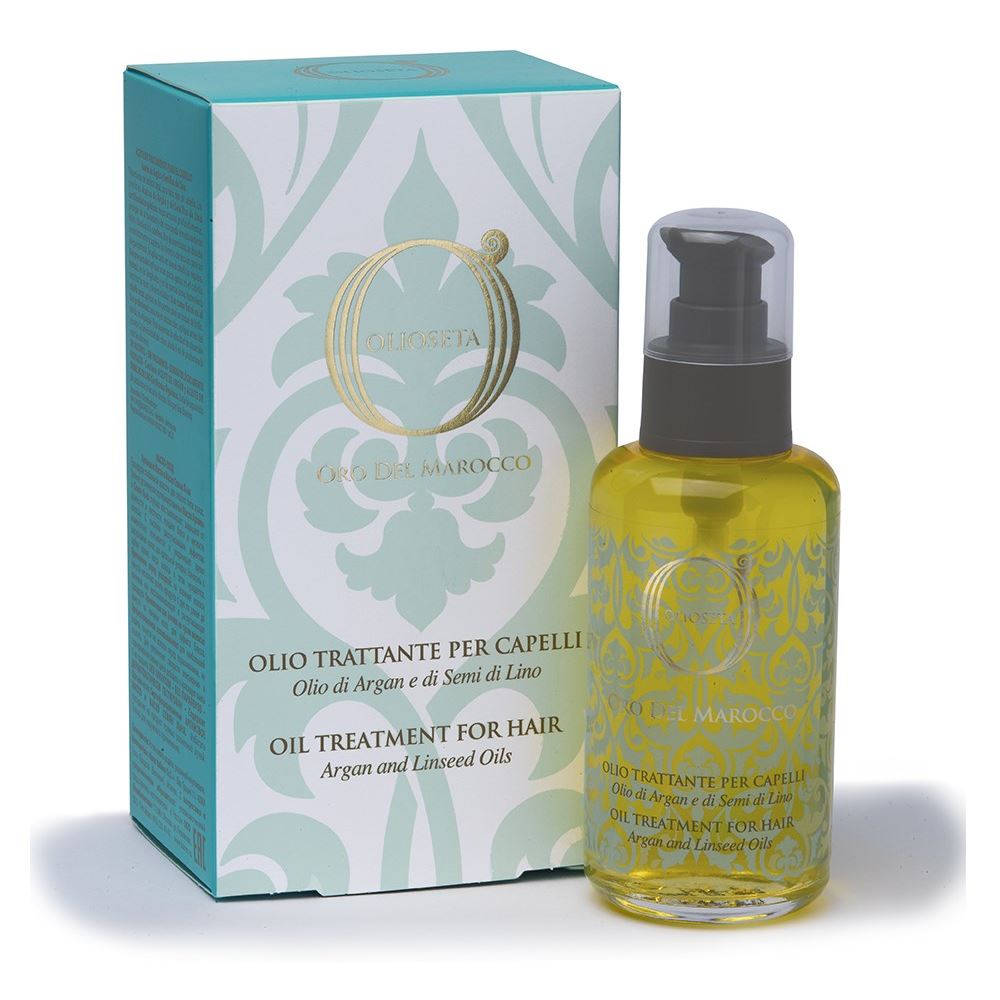 Barex Olioseta oro del Marocco Oil Treatment for Hair Масло для волос с маслом арганы и маслом семян льна 
