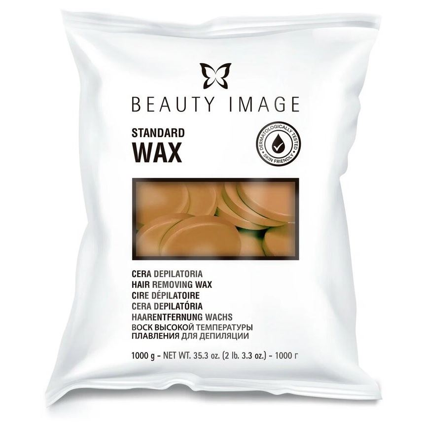 Beauty Image Горячий воск  Воск в дисках "Стандарт" Желтый Бьюти Имидж Горячий воск в дисках "Стандарт" Желтый натуральный