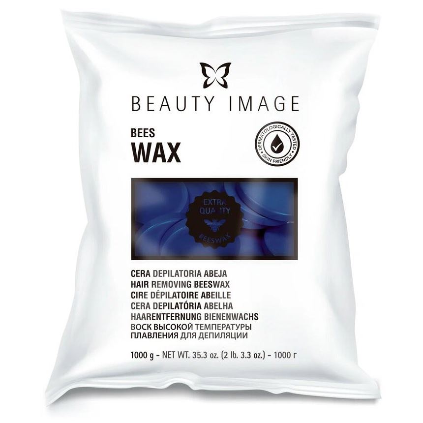 Beauty Image Горячий воск  Воск в дисках "Экстра" Синий Бьюти Имидж Горячий пчелиный воск в дисках "Экстра" Синий с экстрактом ромашки