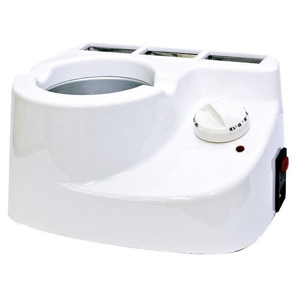 Beauty Image Нагреватели и оборудование Нагреватель 3 в 1 Combi Wax  Мультисистемный нагреватель на 3 кассеты для разогрева горячего воска, парафина или парафанго на 0,4-0,5 л