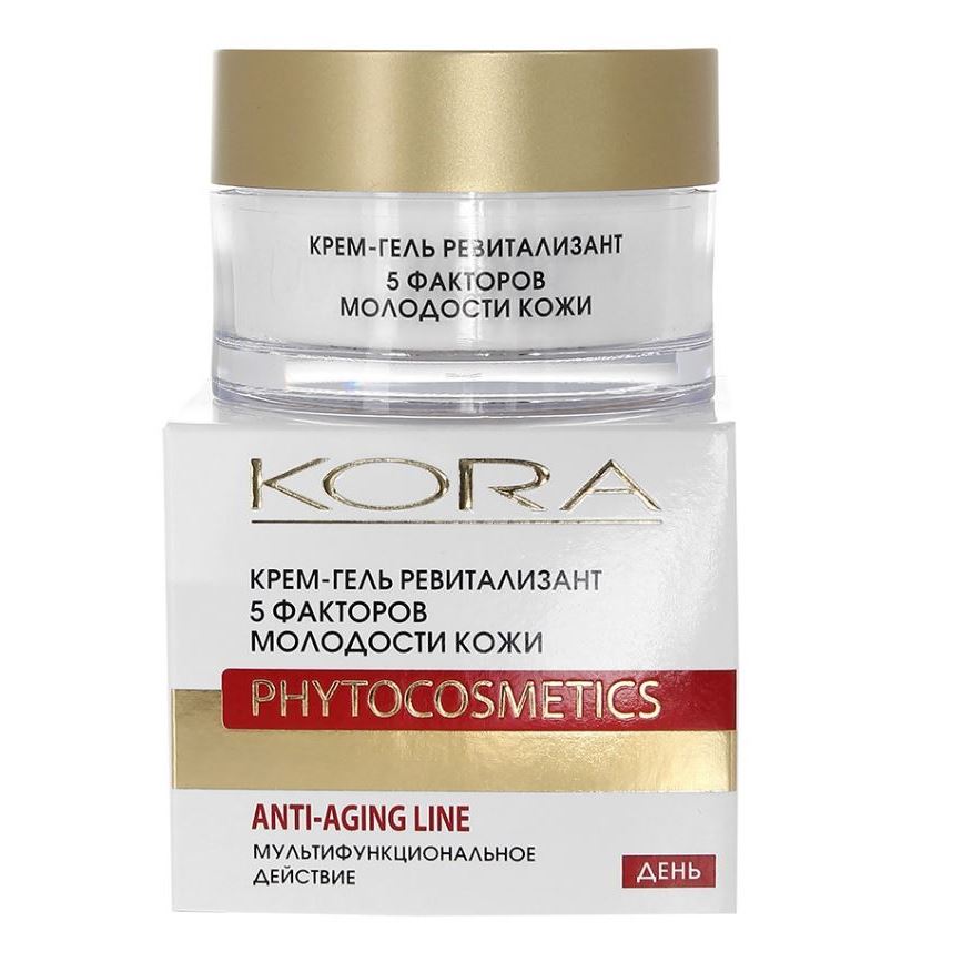 KORA Зрелая кожа Крем-гель Ревитализант Крем-гель Ревитализант 5 факторов молодости кожи
