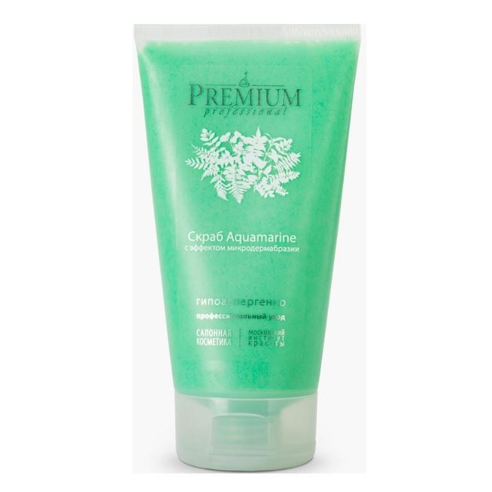 Premium Professional Скраб Aquamarine с эффектом микродермабразии Профессиональное Очищение.  Скраб Регенирирующий Aquamarine с эффектом микродермабразии