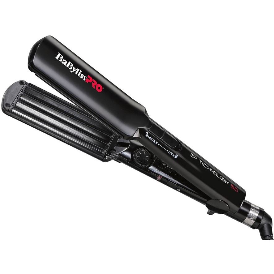 BaByliss Щипцы BAB2658EPCE Dry & Straighten EP Technology 5.0 Щипцы-гофре Профессиональные щипцы-гофре 38 мм с металлизированным покрытием EP Technology 5.0