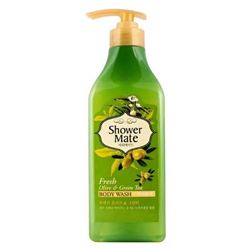 Shower Mate Fresh Olive & Green Tea