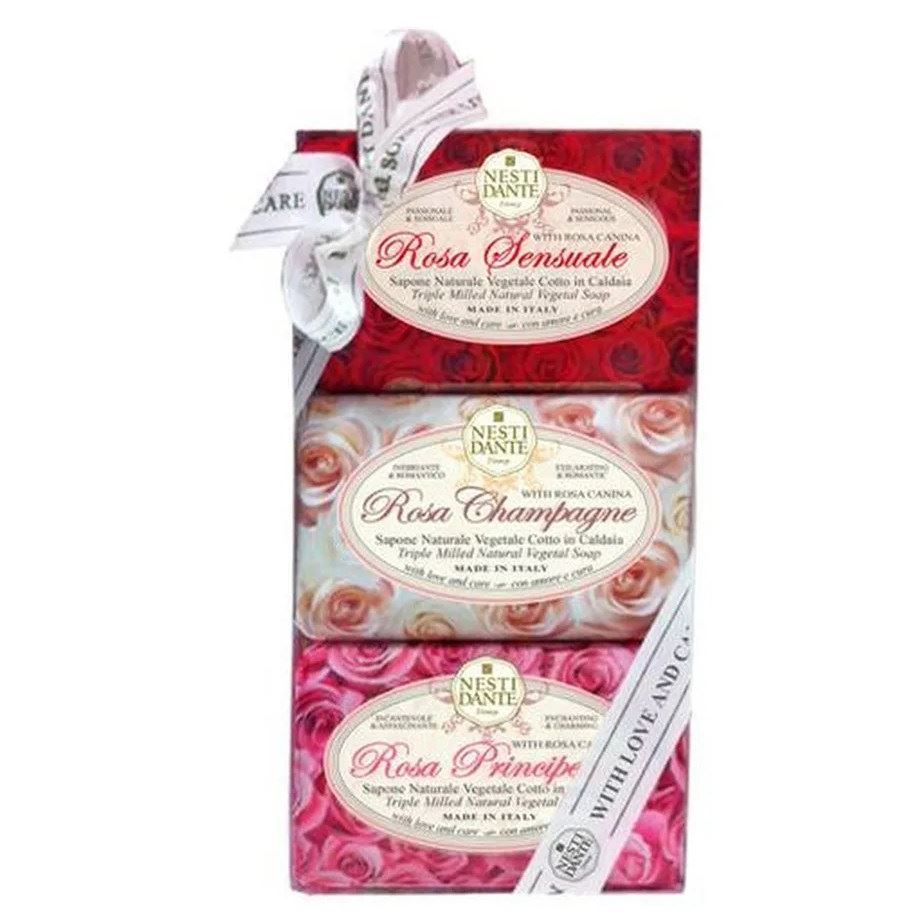 Nesti Dante Soap Rosa Высококачественное растительное мыло "Роза"