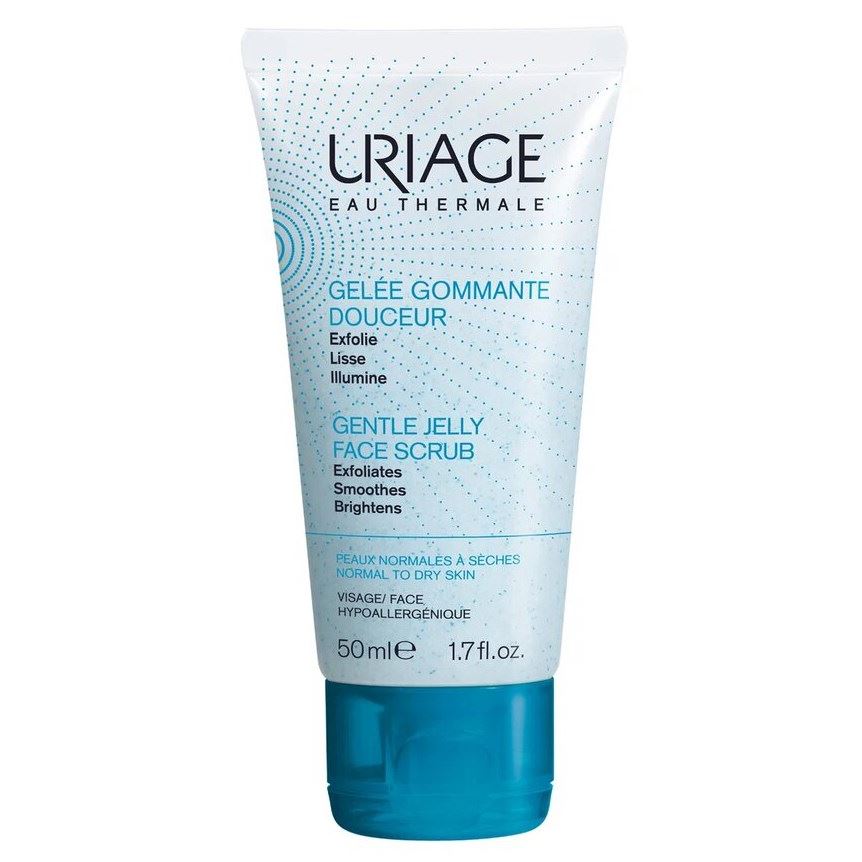 Uriage Demaquilliants Gentle Jelly Face Scrub Мягкий скраб для лица 