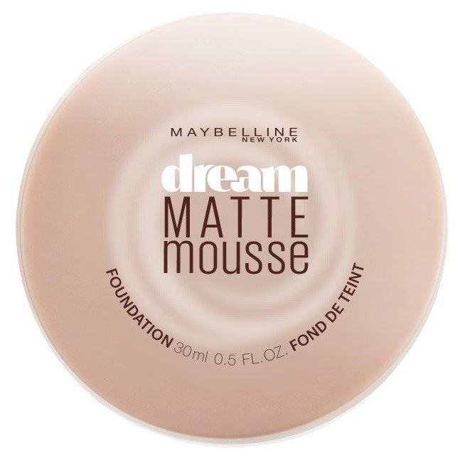 Maybelline Make Up Dream Matte Mousse Тональный мусс Матовое Совершенство