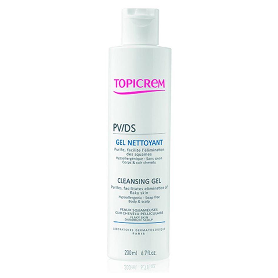 Topicrem Soins Specifiques PV/DS Cleansing Gel Топикрем Гель очищающий для проблемной тела и кожи головы
