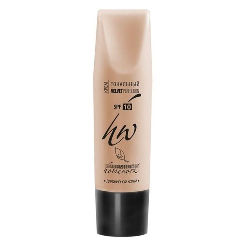 Premium Homework  Крем тональный Velvet Perfection для жирной кожи Премиум Защита. Крем тональный для жирной кожи SPF 10