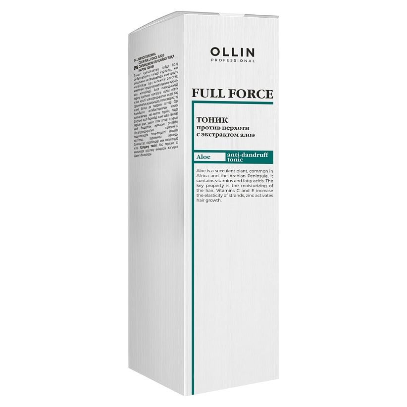 Ollin Professional Full Force Anti-Dandruff Tonic with Aloe Extract Тоник против перхоти с экстрактом алоэ