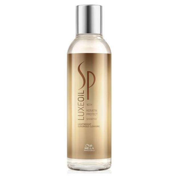 Wella SP Luxe Keratin Protect Shampoo Шампунь для защиты кератина волос Luxe Oil, c кератином и пантенолом