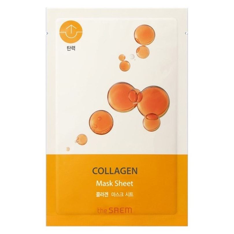 The Saem Face Care Bio Solution Firming Collagen Mask Sheet Био-маска для лица укрепляющая с коллагеном