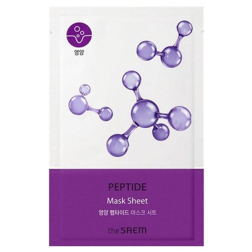 The Saem Face Care Bio Solution Nourishing Peptide Mask Sheet Био-маска для лица питательная с пептидами