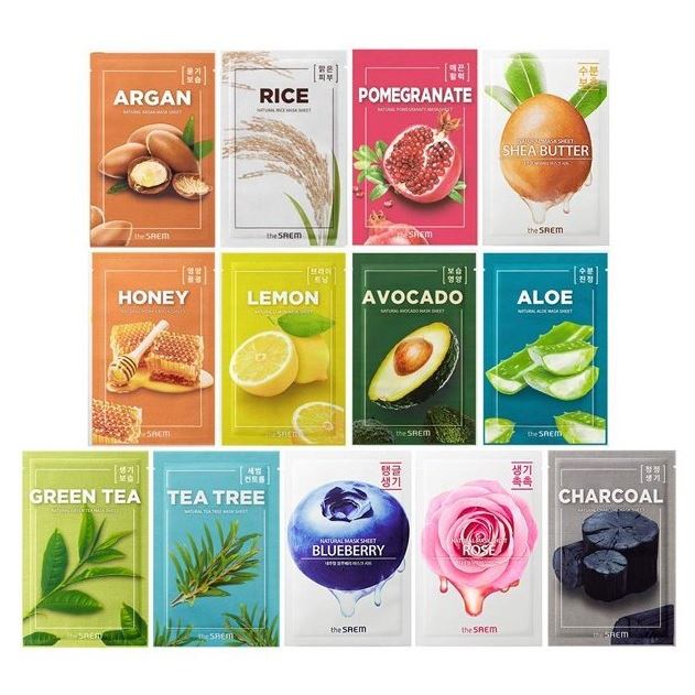 The Saem Face Care Natural Mask Sheet Маска тканевая листовая для лица