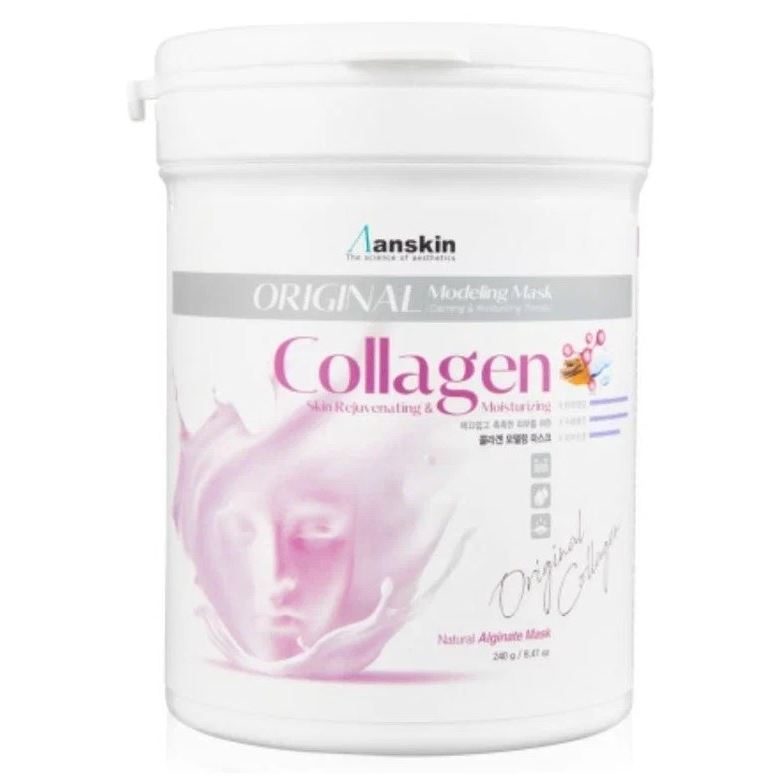 Anskin Альгинатные маски Collagen Modeling Mask  Маска альгинатная с коллагеном укрепляющая