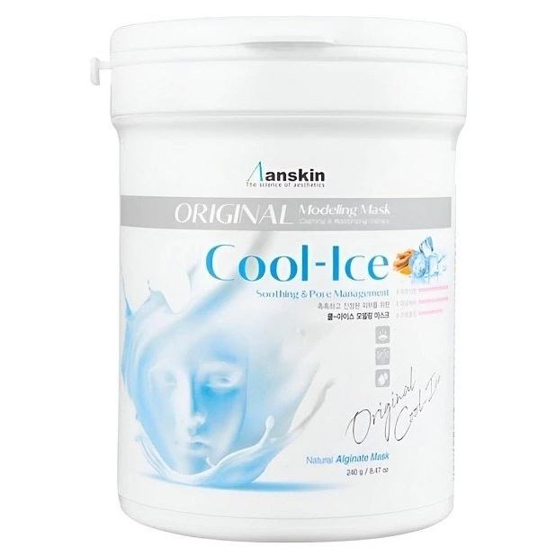 Anskin Альгинатные маски Cool-Ice Modeling Mask Маска альгинатная с охлаждающим и успокаивающим эффектом