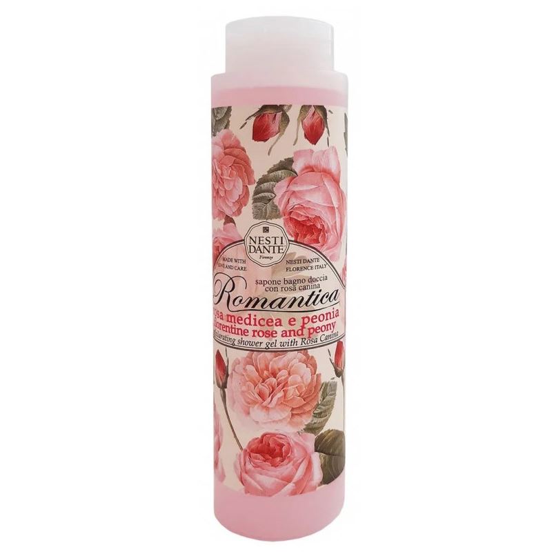 Nesti Dante Shower Gel Romantica Florentine Rose & Peony Растительный гель для душа "Флорентийская Роза и Пион"