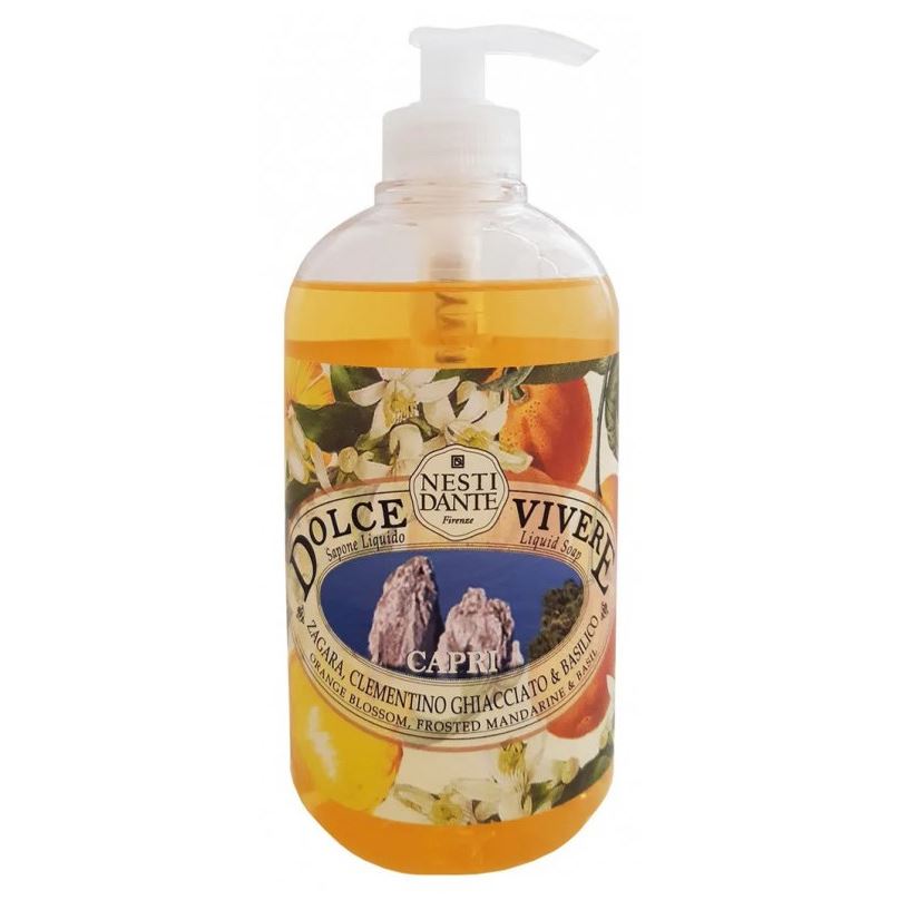 Nesti Dante Liquid Soap Dolce Vivere Capri Натуральное мыло-гель для рук "Сладкая Жизнь на Капри"