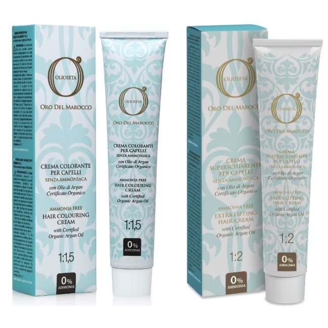 Barex Coloring Hair Крем-краска Olioseta Oro Del Marocco  Крем-краска для волос без аммиака Золото Марокко