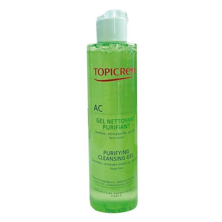 Topicrem Soins Specifiques AC Purifying Cleansing Gel  Гель очищающий оздоравливающий для проблемной кожи