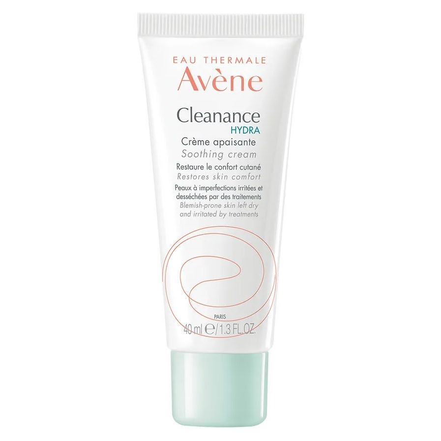 Avene Cleanance Клинанс Гидра Успокаивающий крем для пересушенной проблемной кожи Успокаивающий противовоспалительный крем для пересушенной проблемной кожи
