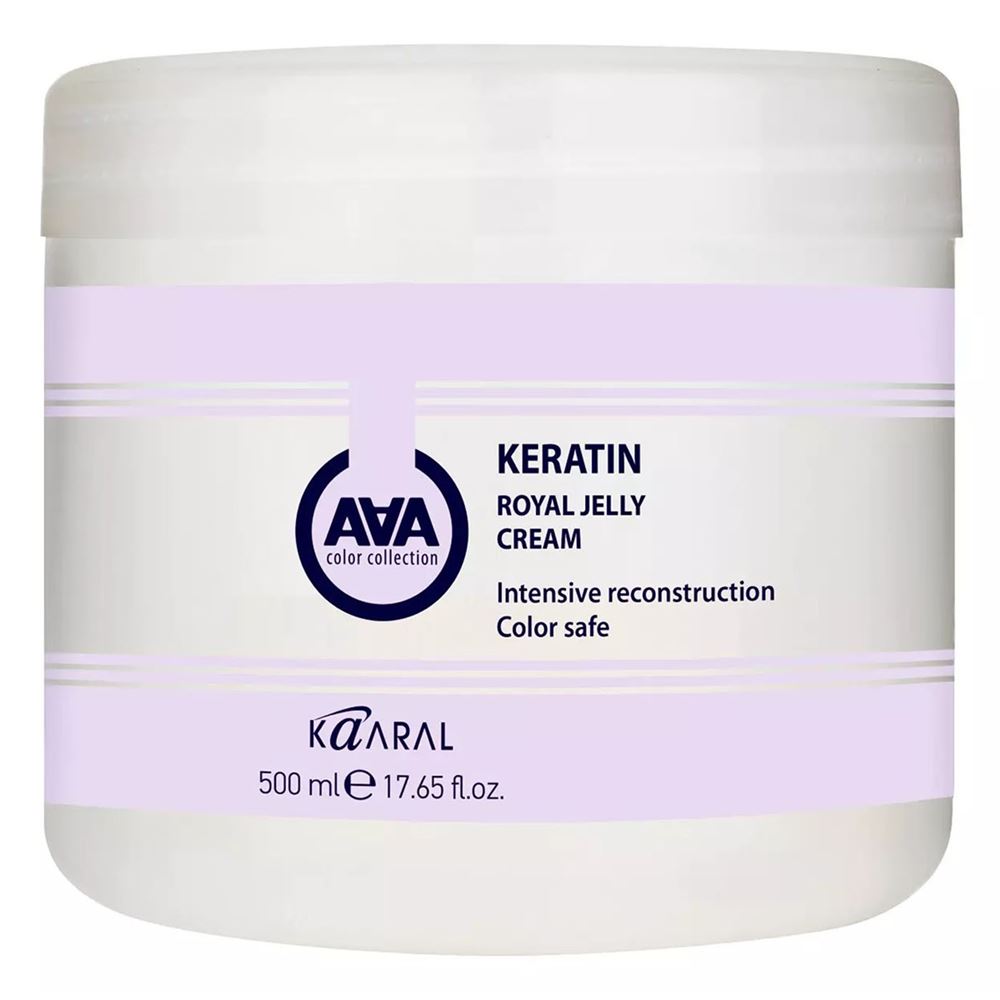 Kaaral AAA color collection KERATIN Keratin Royal Jelly Cream Питательная крем-маска для восстановления окрашенных и химически обработанных волос