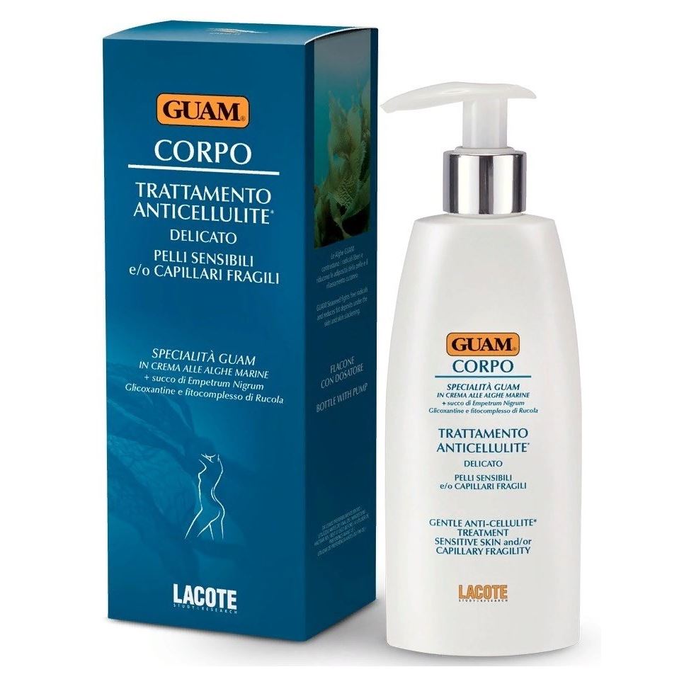 Guam Corpo  Corpo Trattamento Anticellulite Delicato Pelli Sensibile Крем антицеллюлитный для чувствительной кожи с хрупкими капиллярами 