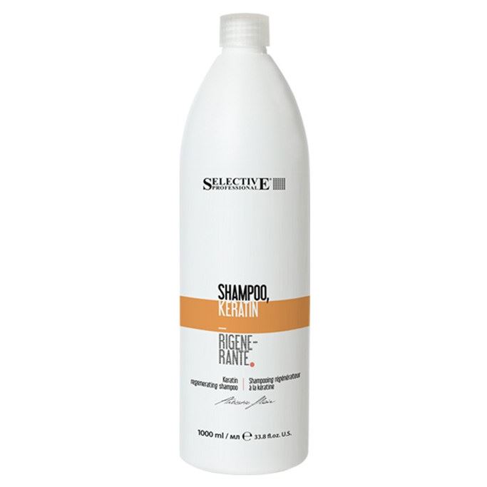 Selective Professional Artistic Flair Shampoo Keratin Rigenerante Шампунь Кератиновый для сухих и поврежденных волос