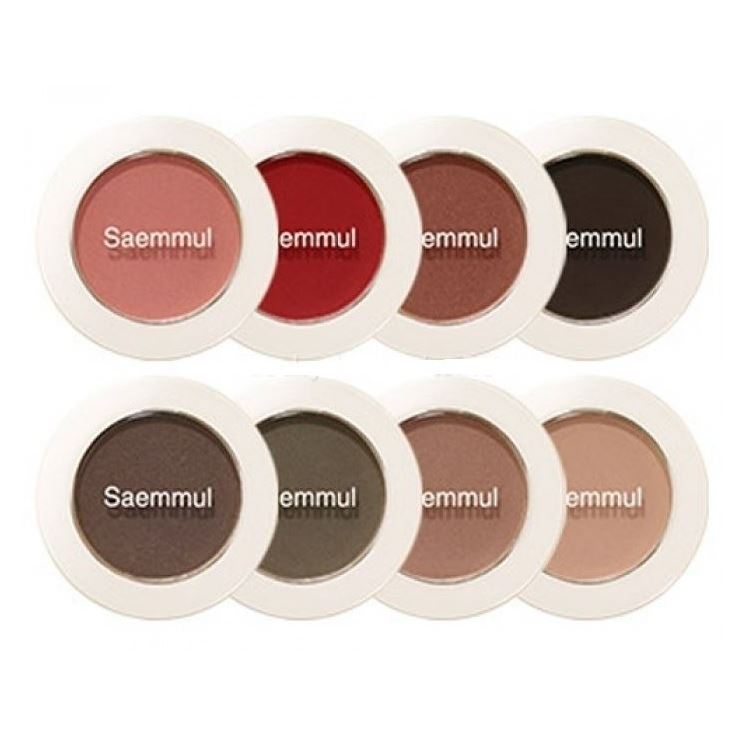 The Saem Make Up Saemmul Single Shadow (Matt) Тени для век матовые
