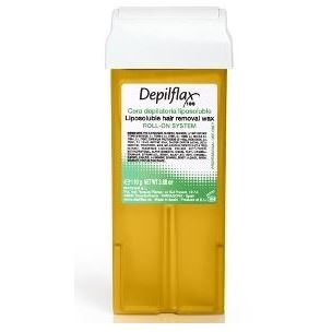 Depilflax Waxes Wax Roll-On Cartridge Gold Теплый воск для депиляции в картридже с Золотом, средней плотности, для любого типа кожи, питает и увлажняет