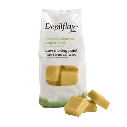 Depilflax Waxes Hair Removal Wax Gold Воск горячий Золото средней плотности с низкой температурой плавления, для любого типа кожи