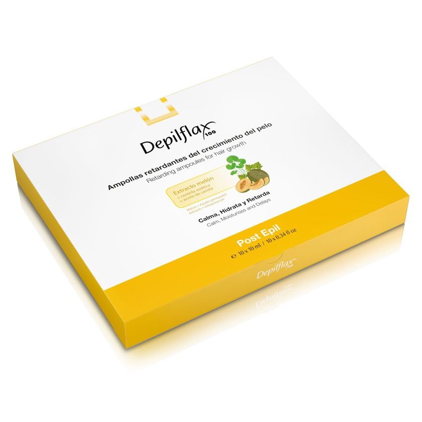 Depilflax Средства для ухода до и после депиляции Post Epil Ampoules Лосьон, замедляющий рост волос после депиляции в ампулах 