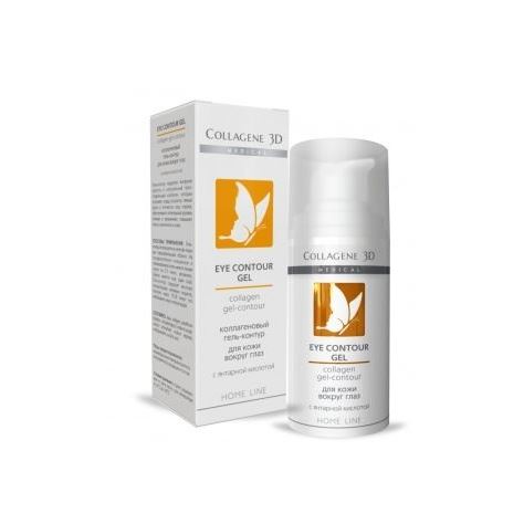 Medical Collagene 3D Коллагеновый  уход за областью вокруг глаз Collagen Gel-Contour Eye Control с янтарной кислотой Гель-контур для глаз EYE CONTROL GEL с янтарной кислотой коллагеновый
