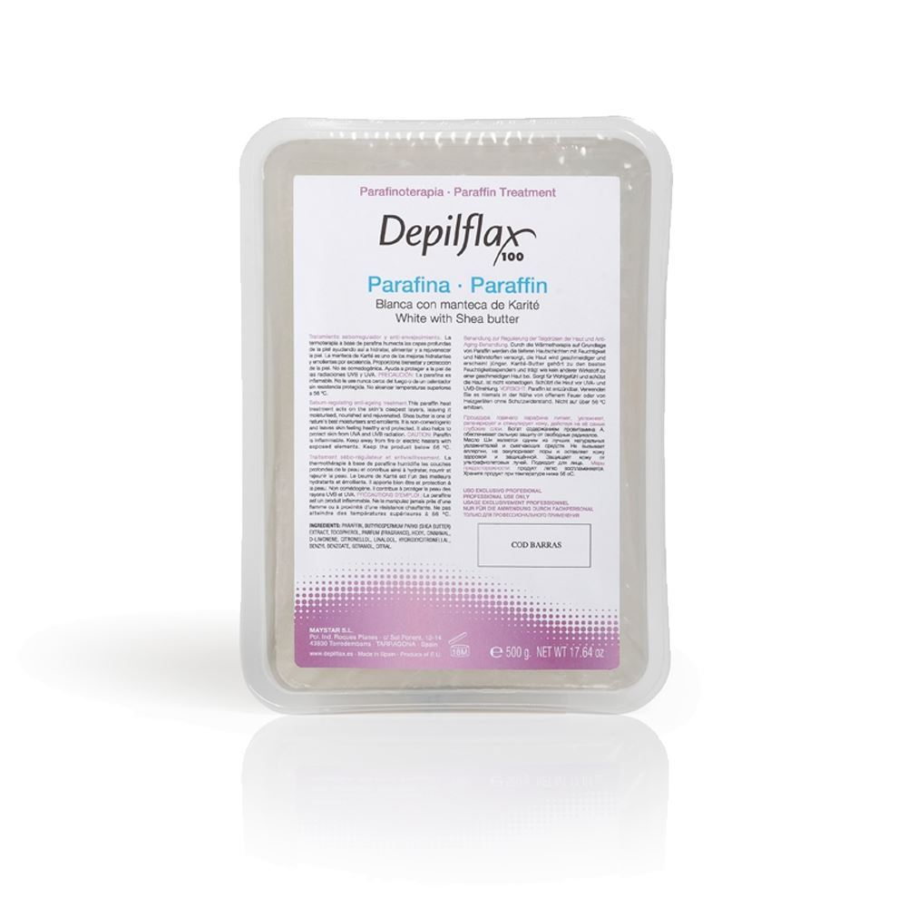 Depilflax Waxes Paraffin White With Shea Butter Парафин Белый с Маслом Карите