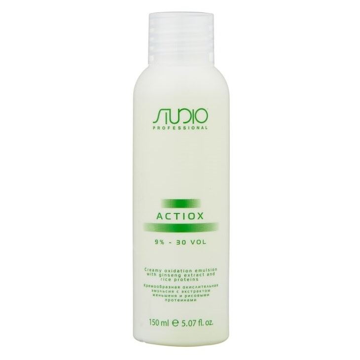Kapous Professional Color and Tints Creamy Oxidation Emulsion with Ginseng Extract and Rice Proteins "ActiOx" Кремообразная окислительная эмульсия с экстрактом женьшеня и рисовыми протеинами