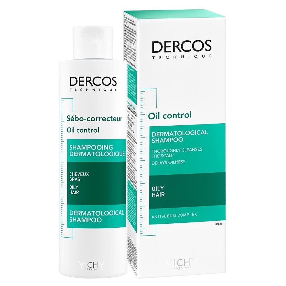 VICHY Dercos Шампунь регулирующий для жирных волос Шампунь регулирующий для жирных волос