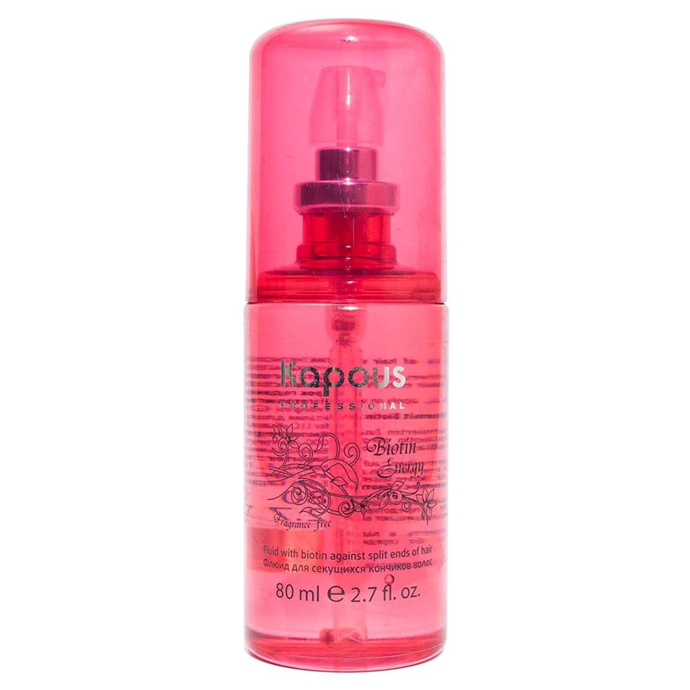 Kapous Professional Biotin Energy Fluid With Biotin Against Split Ends Of Hair Флюид для секущихся кончиков волос с биотином