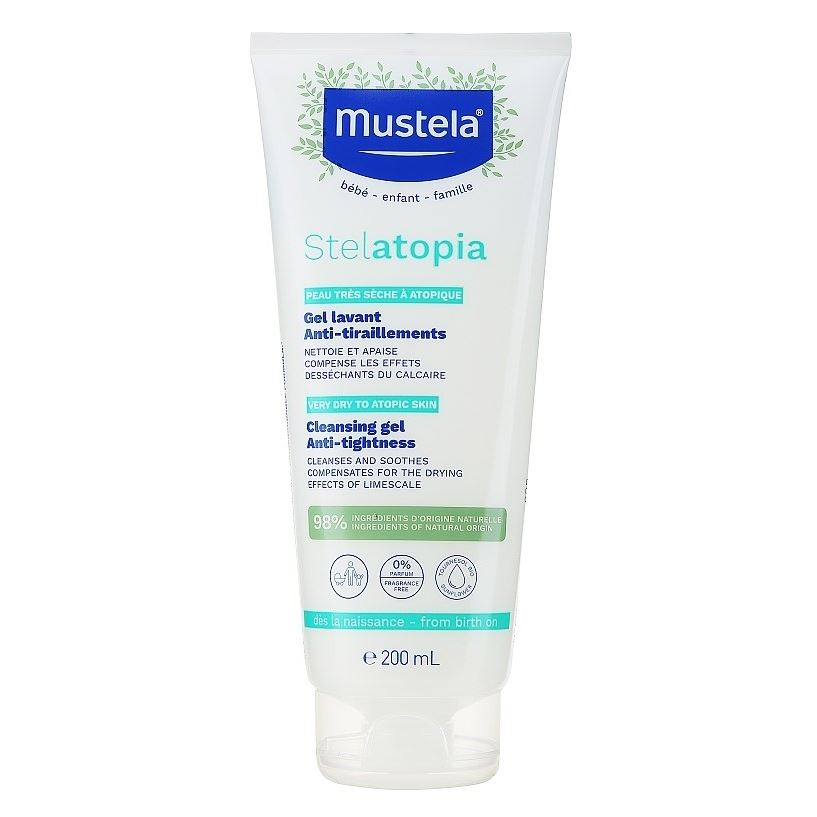 Mustela Dermo-Pediatrics StelАtopia Гель очищающий для сухой и атопической кожи Очищающий гель для купания StelАtopia Cleansing Gel