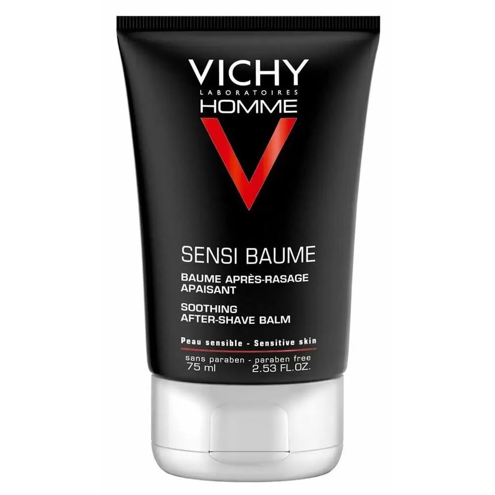 VICHY Homme SensiBaume Ca Смягчающий бальзам после бритья SensiBaume Ca Смягчающий бальзам после бритья для чувствительной кожи