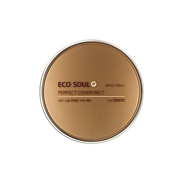 The Saem Eco  Soul Perfect Cover Pact SPF27 PA++ Пудра компактная