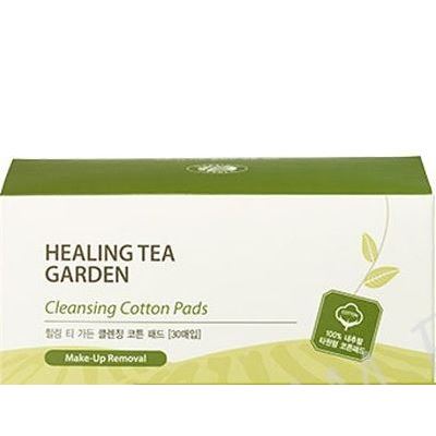 The Saem Garden Healing Tea Garden Cleansing Cotton Pads Диски хлопковые очищающие