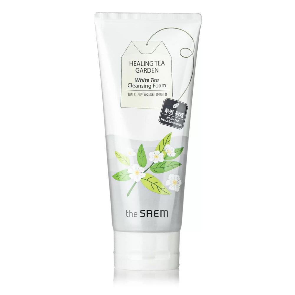 The Saem Garden Healing Tea Garden White Tea Cleansing Foam Пенка для умывания с экстрактом белого чая