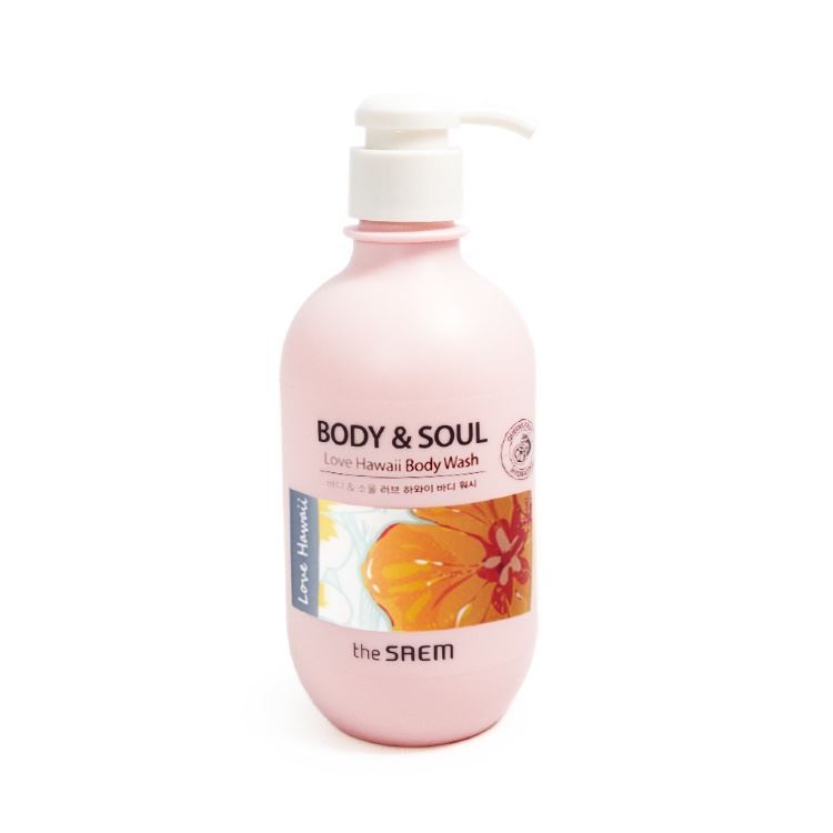 The Saem Fruits Body & Soul Love Hawaii Body Wash Гель для душа с гибискусом