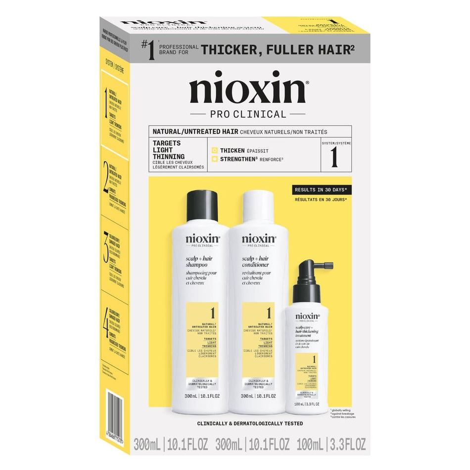 Nioxin Система 1 Hair System Kit 1 Набор  Система 1 для ухода за тонкими, натуральными волосами