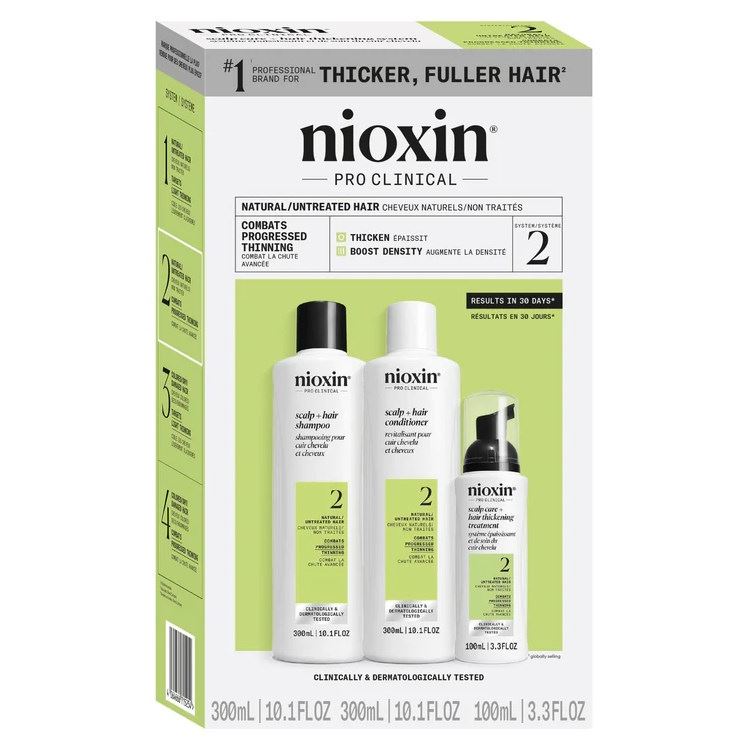 Nioxin Система 2 Hair System Kit 2 Набор Система 2 Для ухода за тонкими натуральными волосами (для заметно редеющих волос)